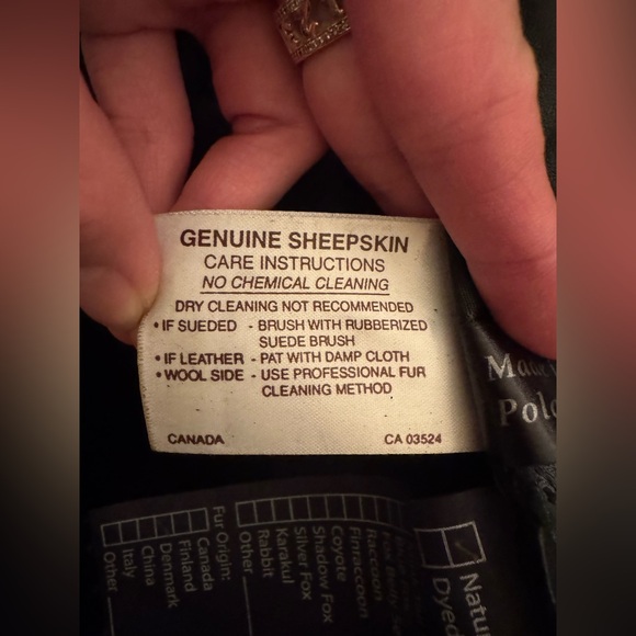 Rare Y2K HISO HIDESOCIETY Shawl Mink Fur Sheepskin Shearling Short Coat - Picture 8 of 14